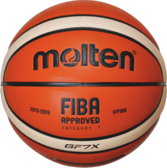 Molten BGF7X-X  Basketball Wettspielball orange-ivory | 7