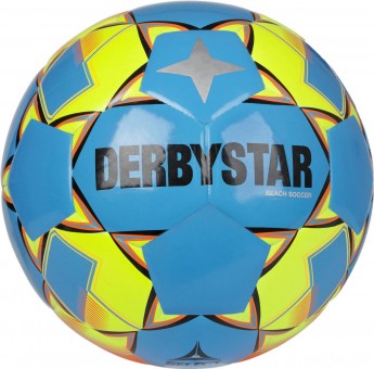 Derbystar Beach Soccer v22 Fußball Trainingsball blau-gelb-orange | 5