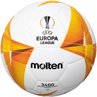 Molten F5U3400-G0 Fußball UEFA Europa Replika Trainingsball 2020/2021 weiß-orange | 5