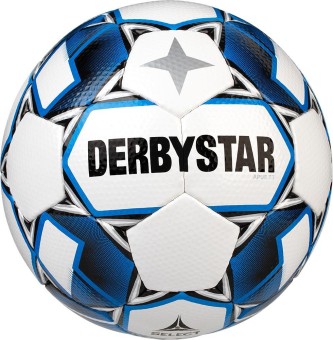 Derbystar Apus TT Fußball Trainingsball weiß-blau | 5