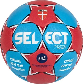 Select Match Soft Handball Spielball blau-rot | 3