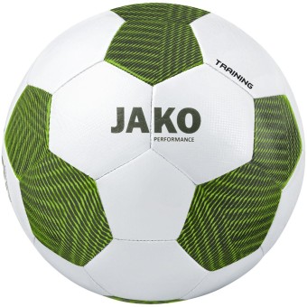 JAKO Trainingsball Striker 2.0 Fußball weiß-khaki-neongrün | 3