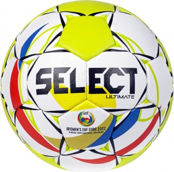Select Ultimate EC Women 2022 Handball Wettspielball weiß-grün | 2