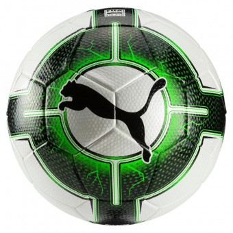 Puma EvoPower Vigor 3.3 Tournament Fussball Spielball Gr. 5 Puma White-Green Gecko-Puma Black | 5