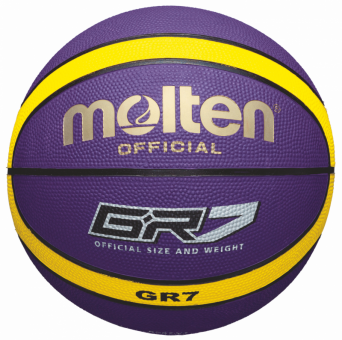 Molten BGR7-VY Basketball Trainingsball violett-gelb | 7