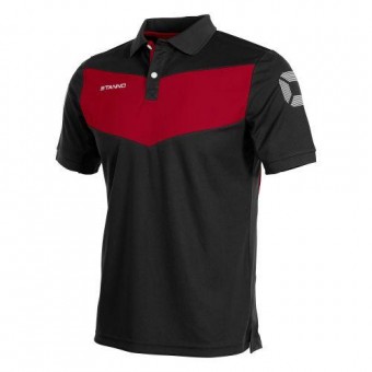 Stanno Fiero Polo Poloshirt schwarz-rot | 3XL