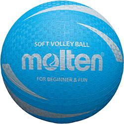 Molten Softball S2V1550-WC Soft Volleyball weiß blau