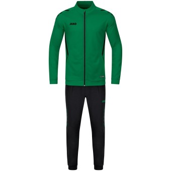 JAKO Trainingsanzug Polyester Challenge sportgrün-schwarz | 128