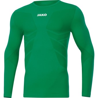 JAKO Longsleeve Comfort 2.0 Funktionsshirt Langarm sportgrün | XL