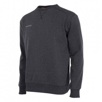 Stanno Centro Primo Rundhals Sweater dunkelgrau melange | XL