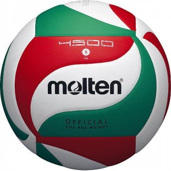 Molten V5M4500-DE Volleyball Spielball DVV 3 weiß-grün-rot | 5