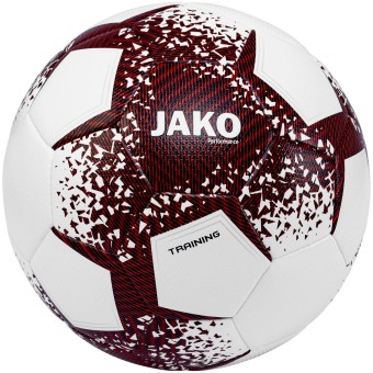 JAKO Trainingsball Performance Fußball weiß-schwarz-sportrot | 5