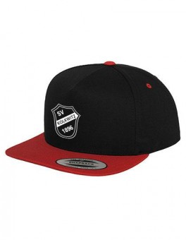 Kolkwitzer SV Flexfit Snapback Cap Fan Basecap schwarz-rot | One Size