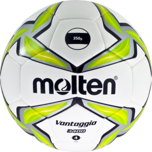 Molten F4V3400-G Fußball Trainingsball weiß-grün-silber | 4