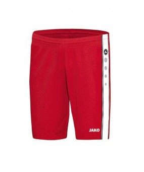 JAKO Short Center Basketballshorts rot-weiß | S