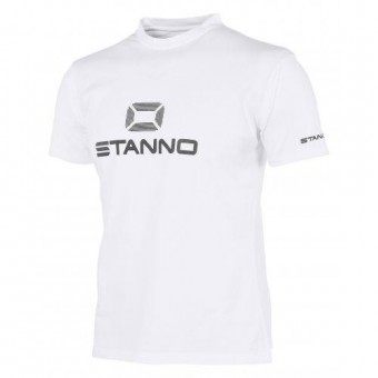 Stanno Logo T-Shirt Kurzarm weiß | XL