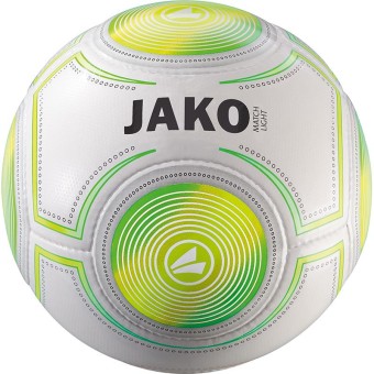 JAKO Lightball Match Fußball Jugendball weiß-neongrün-neongelb | 3 (290g)