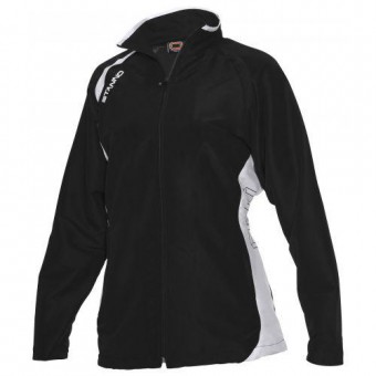 Stanno Toronto Taslan Top Full Zip Trainingsjacke Damen schwarz-weiß | S