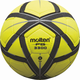 Molten F4G3300 Fußball Hallenball gelb-schwarz-silber | 4