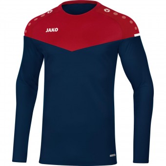 JAKO Sweat Champ 2.0 Pullover Sweatshirt marine-chili rot | XL