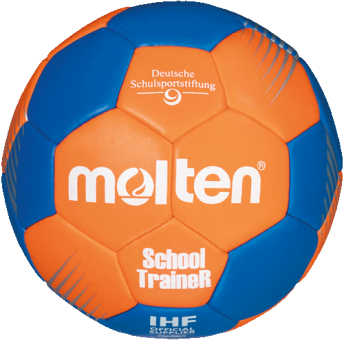 Molten H0F-ST SchoolTraineR Handball Trainingsball orange-blau | 0