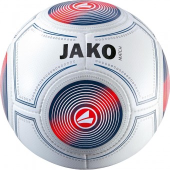 JAKO Trainingsball Match Fußball Trainingsball weiß-marine-flame | 4