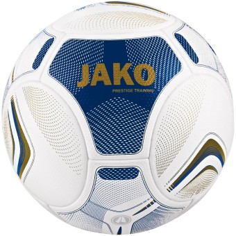 JAKO Trainingsball Prestige Fußball weiß-navy-gold | 5