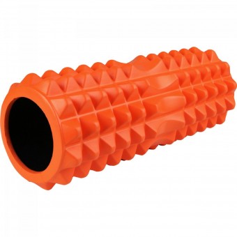 V3TEC Fitness Faszienmassagerolle orange-schwarz | 13 x 33cm