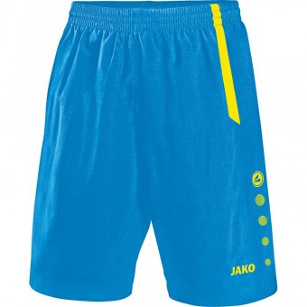 JAKO Sporthose Turin Trikotshorts JAKO blau-neongelb | XL
