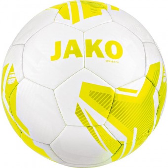 JAKO Lightball Striker 2.0 MS Fußball Jugendball weiß-lemon | 3 (290g)