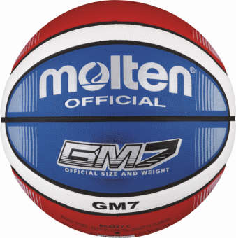 Molten BGMX7-C Basketball Trainingsball blau-rot-weiß | 7