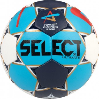 Select Ultimate CL Handball Wettspielball blau-navy-rot-gold | 3
