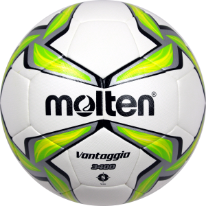 Molten F5V3400-G Fußball Trainingsball weiß-grün-silber | 5